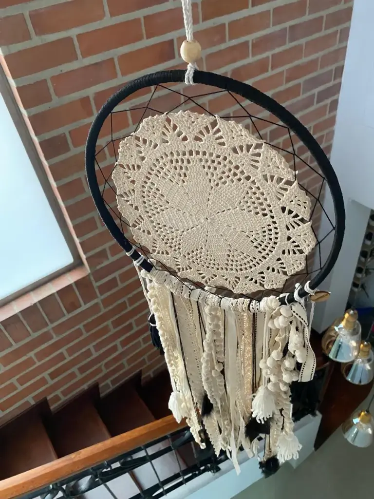 Atrapasueños tejido en crochet