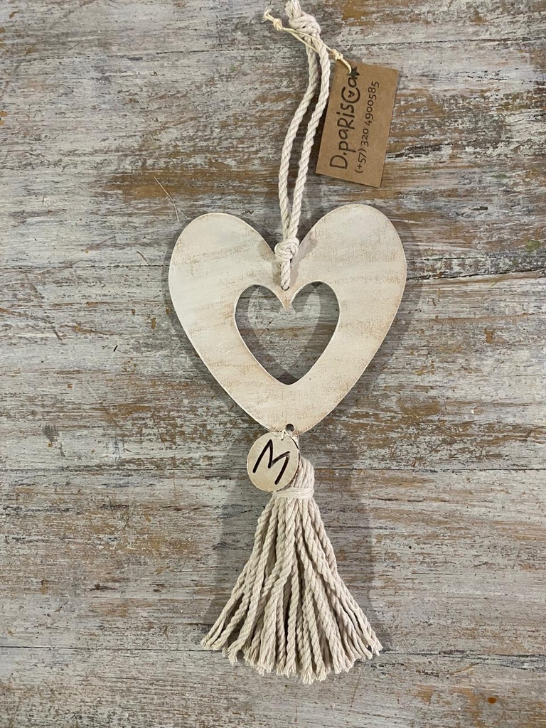 Corazón en mdf